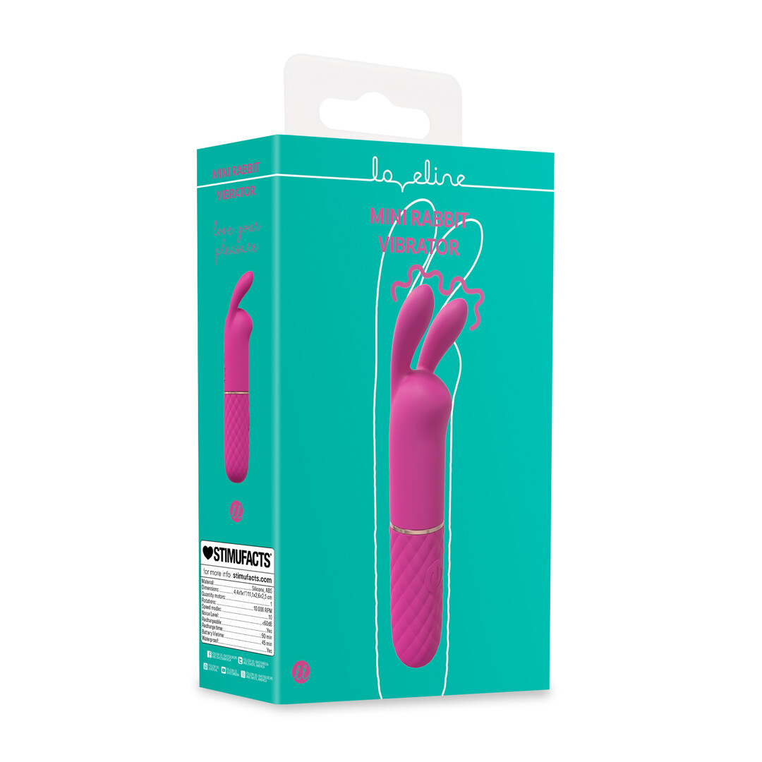 Mini Konijn Vibrator - Roze - Afbeelding 2