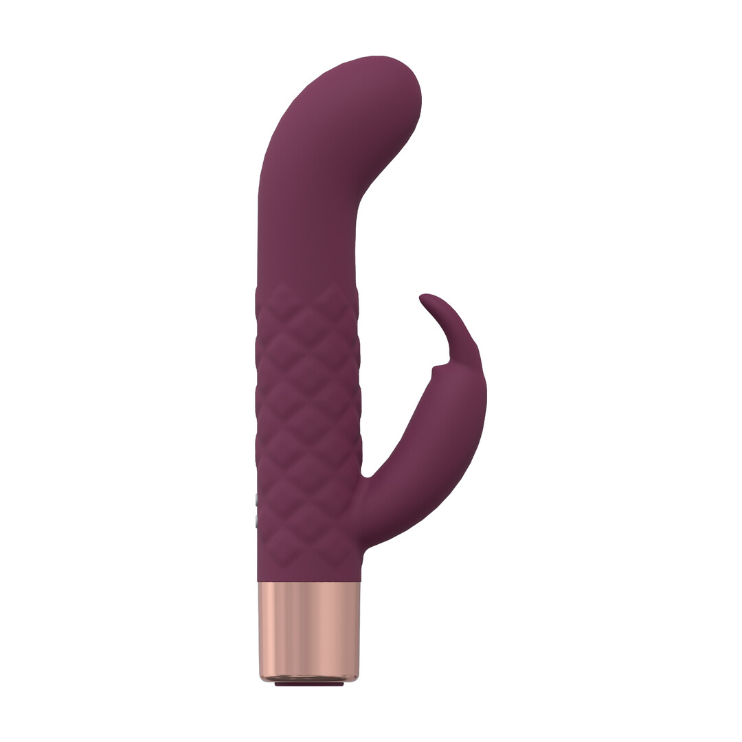 Mini Konijnen Vibrator - Bordeauxtint - Afbeelding 4