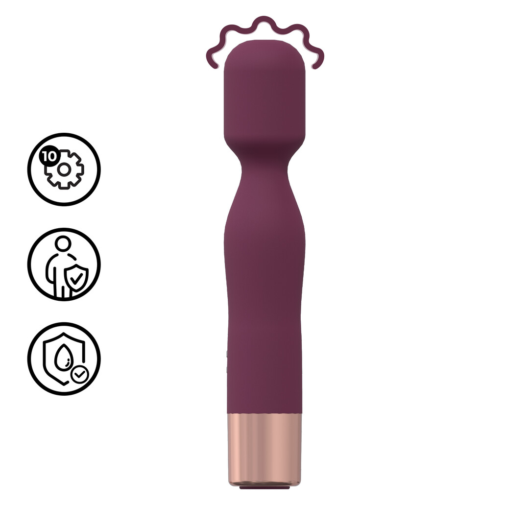 Mini Classic Wand Vibrator - Bordeau