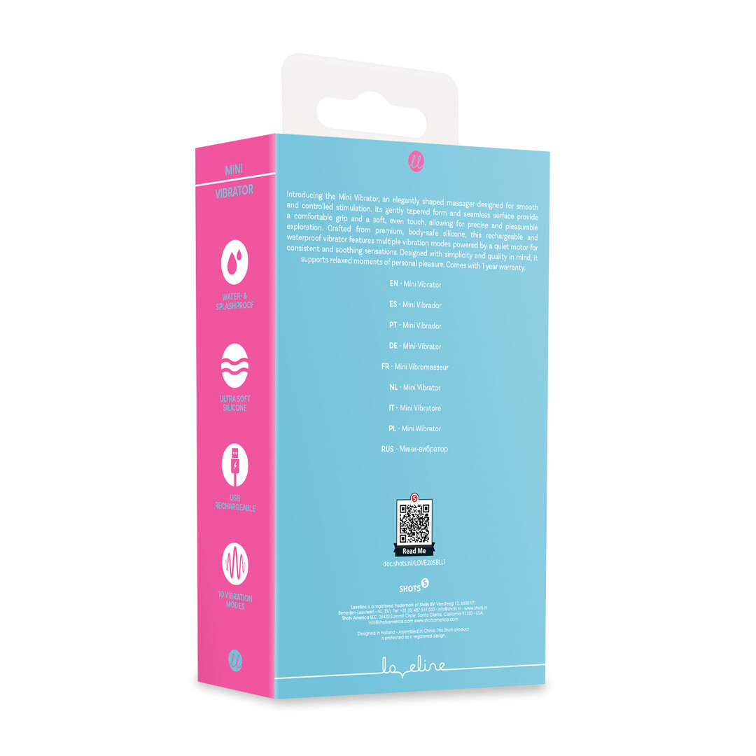 Mini Vibrator - Blauw - Afbeelding 3