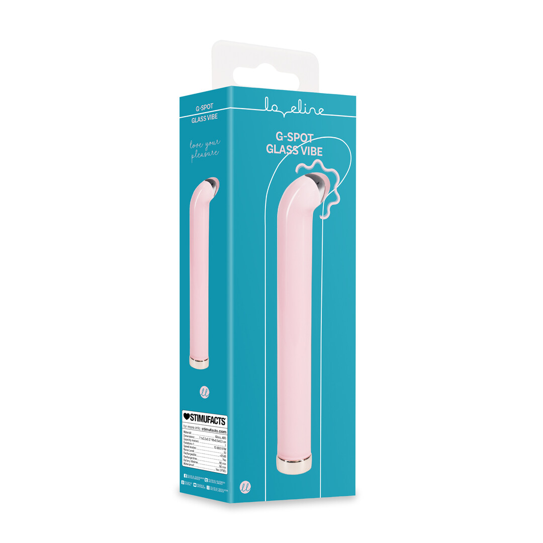 Glazen G-Spot Vibe - Roze - Afbeelding 2