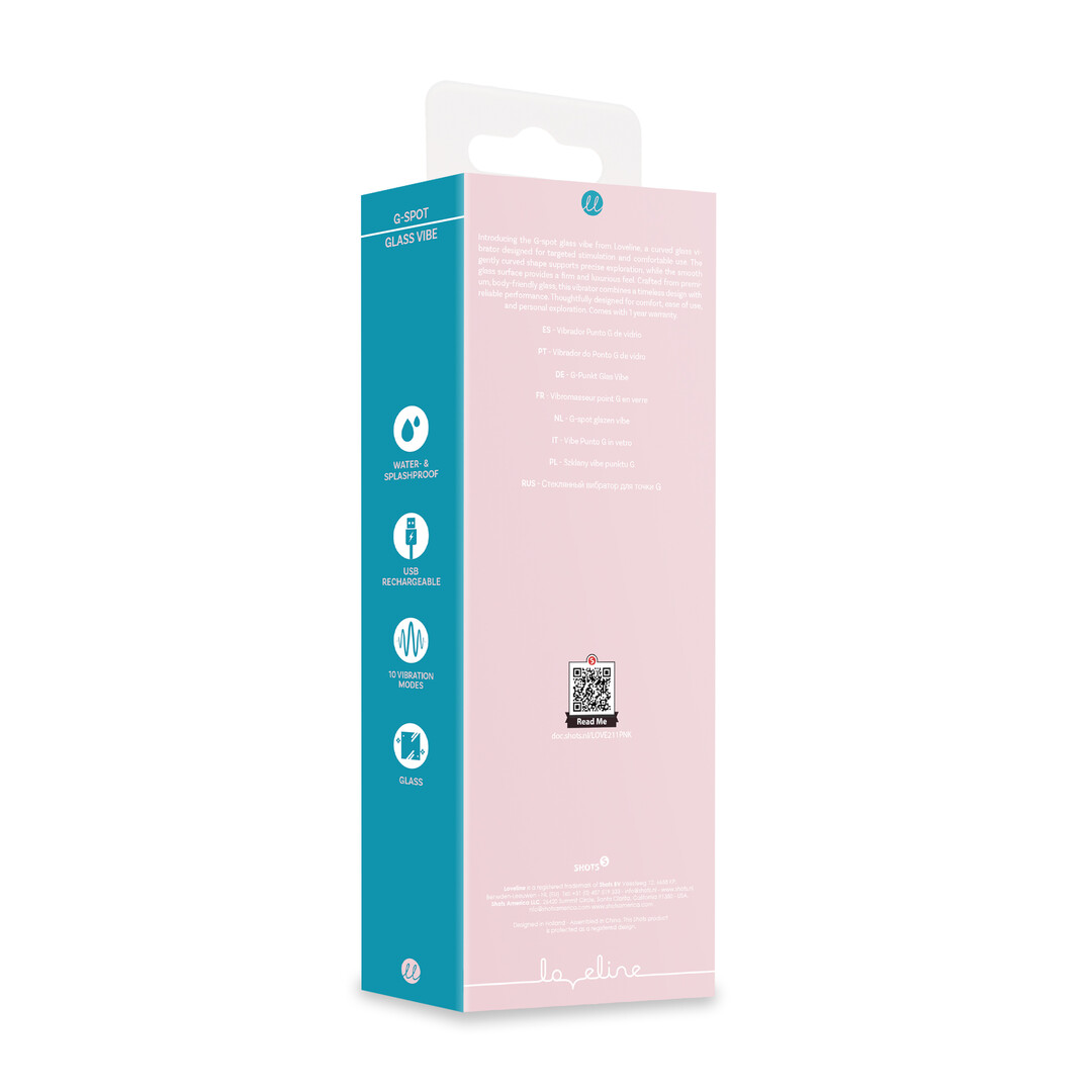 Glazen G-Spot Vibe - Roze - Afbeelding 3