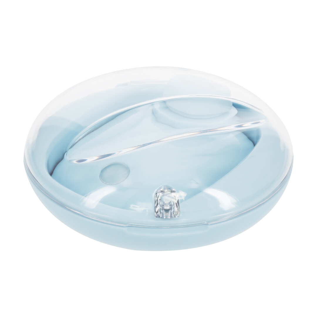 Dreamsicle - Compact AirTap Vibrator met Twee Hoofdaccessoires - Blauw - Afbeelding 5