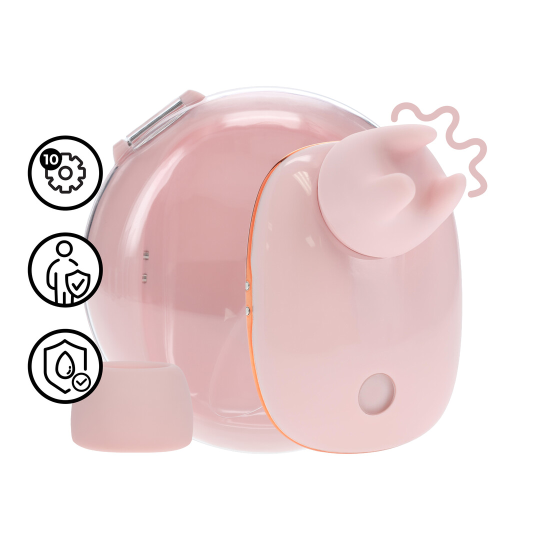 Dreamsicle - Compact AirTap Vibrator met Twee Hoofdaccessoires - Roze