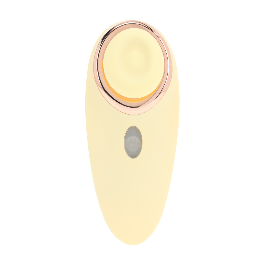 Aurie - AirTap Vibrator met Twee Hoofdaccessoires - Geel - Afbeelding 5