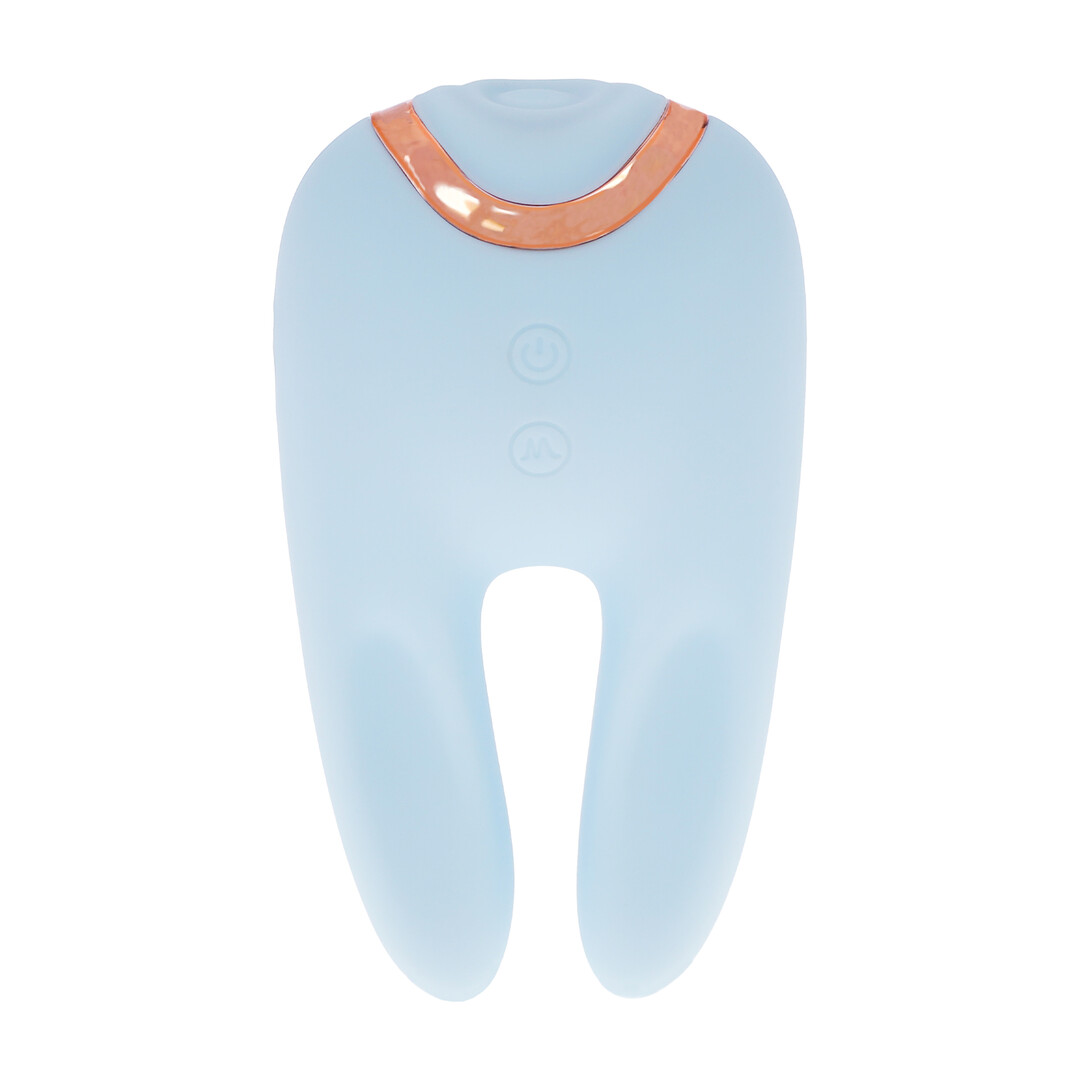 Bonnie - Dubbelzijdige Tapping Vibrator - Blauw - Afbeelding 4