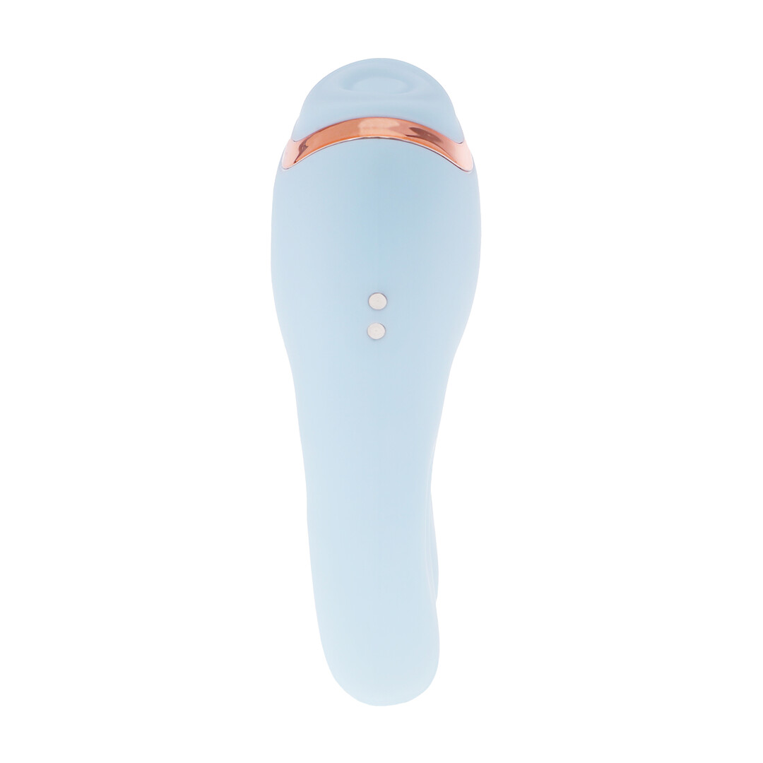 Bonnie - Dubbelzijdige Tapping Vibrator - Blauw - Afbeelding 5