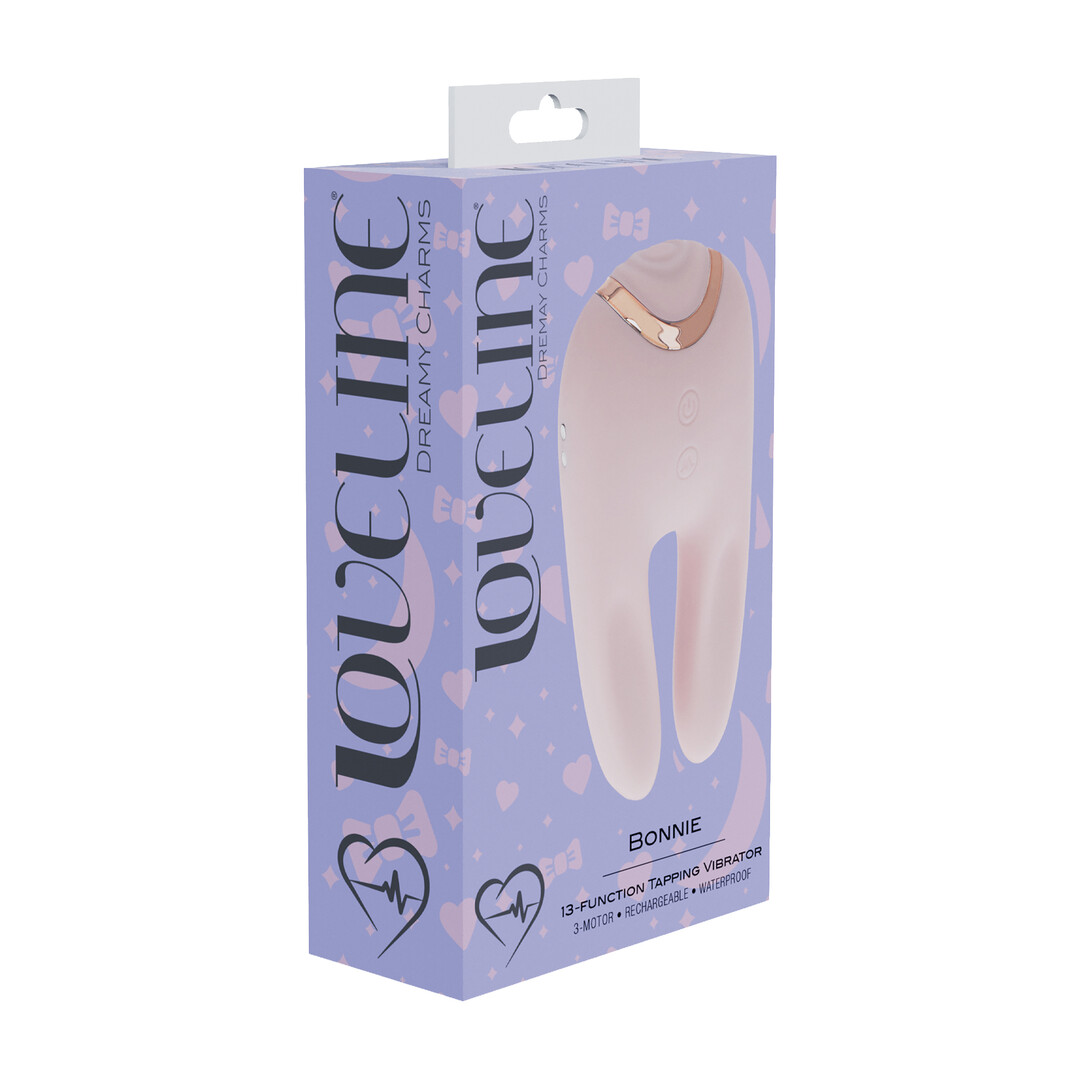 Bonnie - Dubbelzijdige Tapping Vibrator - Roze - Afbeelding 2