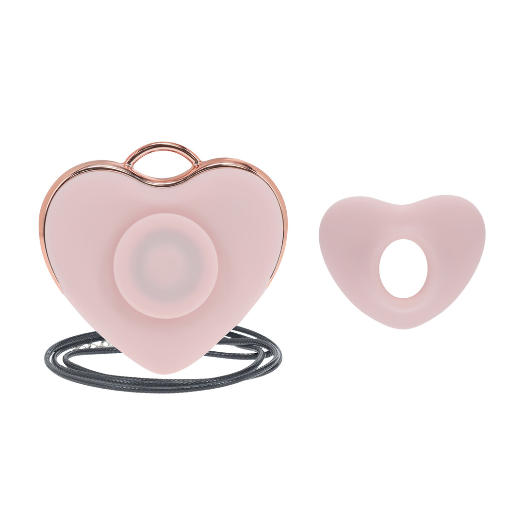 Luvie - Hartvormige AirTap Vibrator - Roze - Afbeelding 4