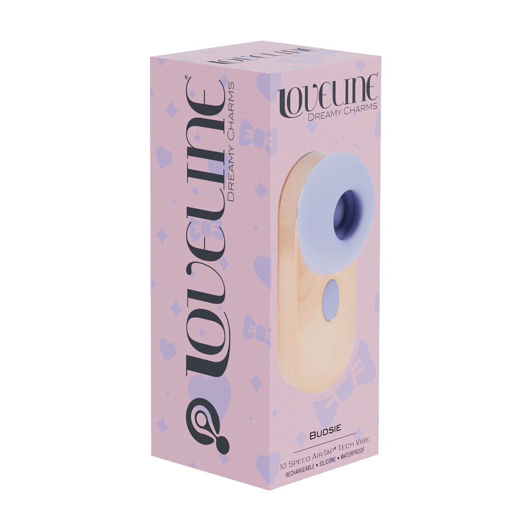 Budsie - Oordopvormige AirTap Vibrator - Lavendel - Afbeelding 2
