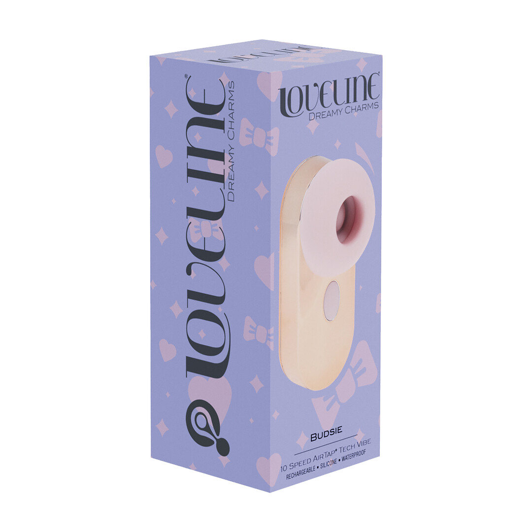 Budsie - Oordopvormige AirTap Vibrator - Roze - Afbeelding 2