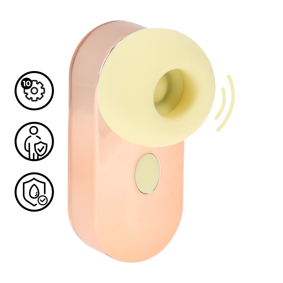 Budsie - Oordopvormige AirTap Vibrator - Geel