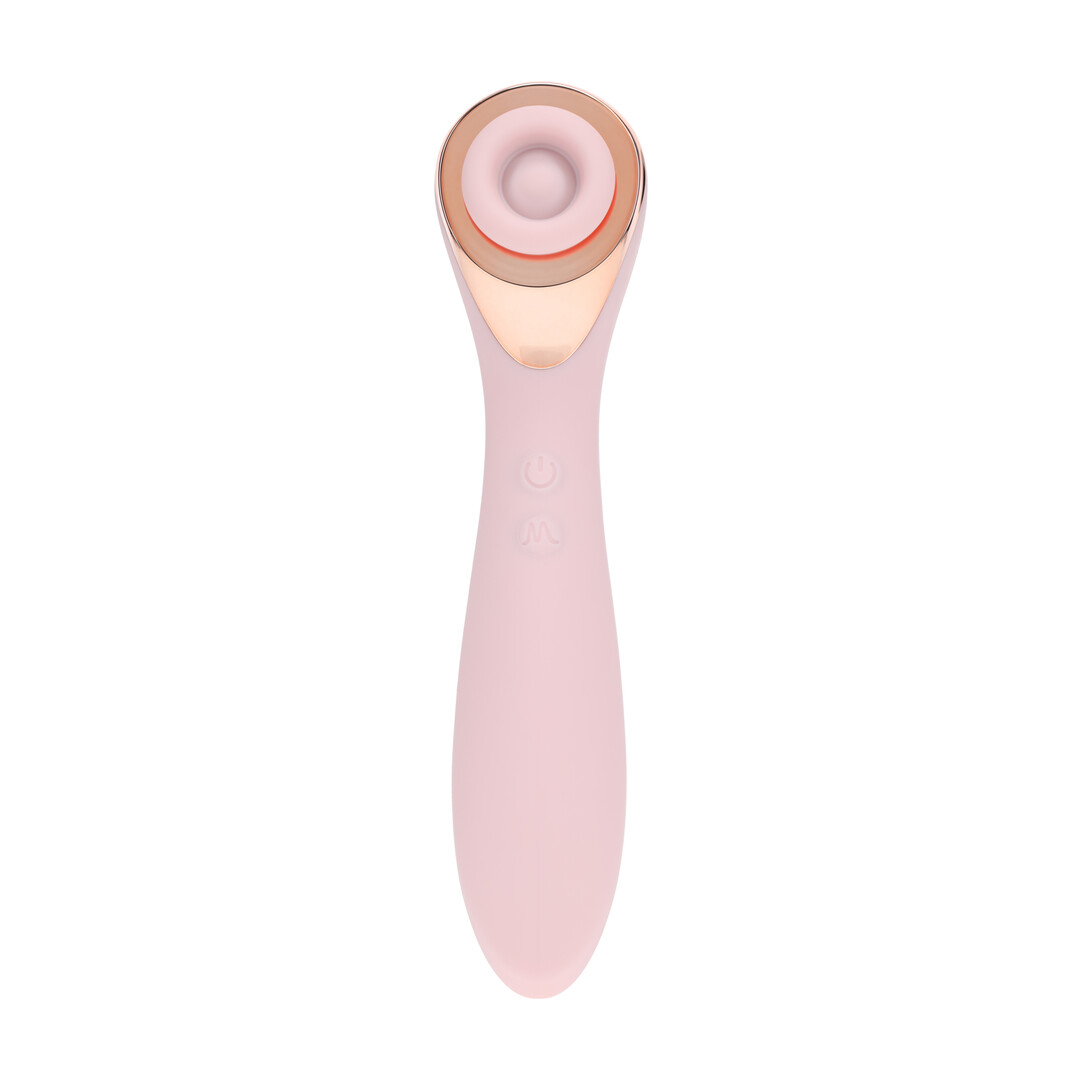 Darling - AirTap Wand Vibrator met Vijf Koppen Accessoires - Roze - Afbeelding 4