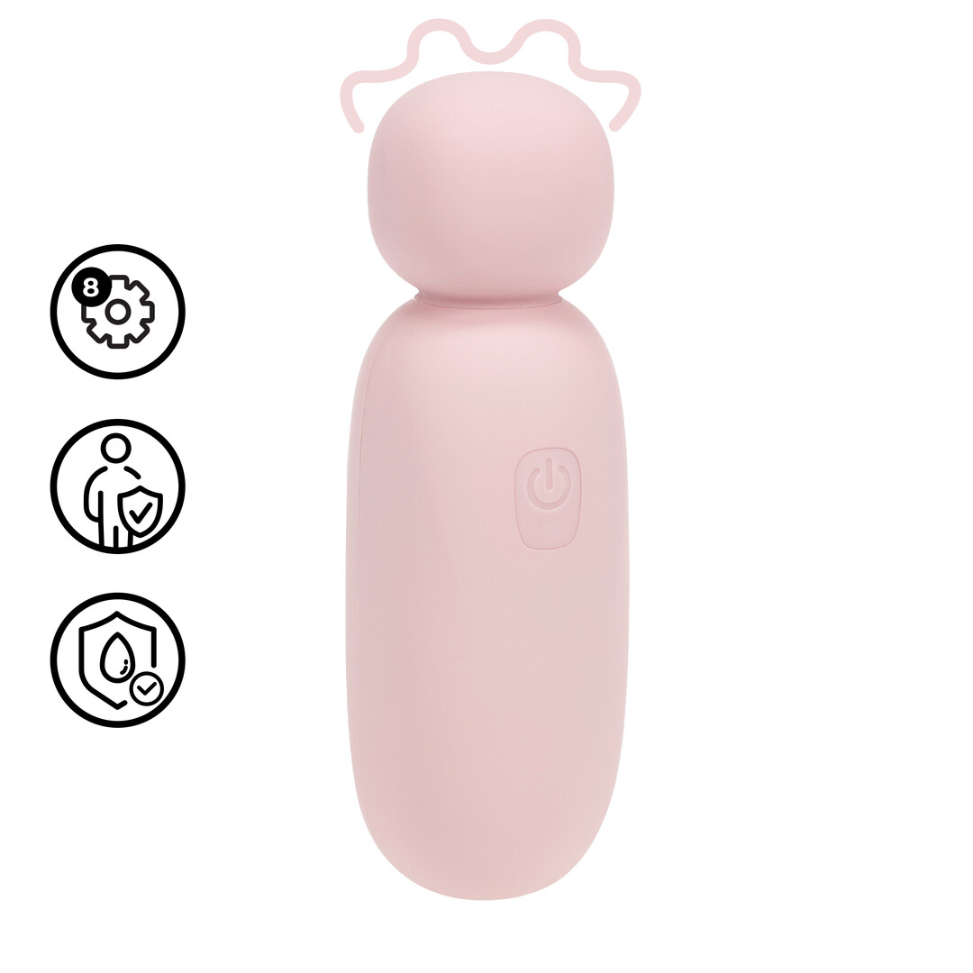 Mochi - Mini Chunky Wand Vibrator - Roze