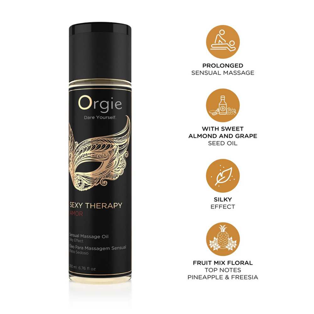 Sexy Therapy Amor - Massageolie - 200 ml - Afbeelding 2