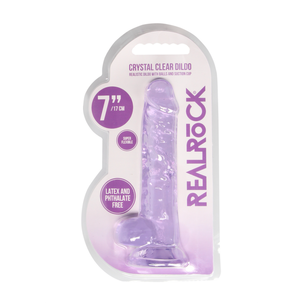 Realistische Dildo met Ballen - 7 / 18 cm - Afbeelding 2