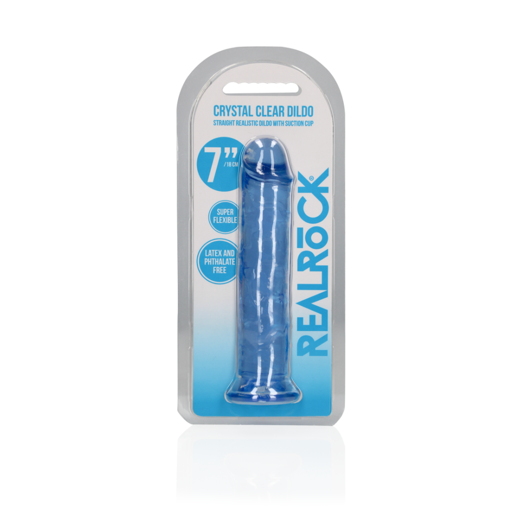 Rechtdoor Realistische Dildo met Zuignap - 7'' / 18 - Afbeelding 2