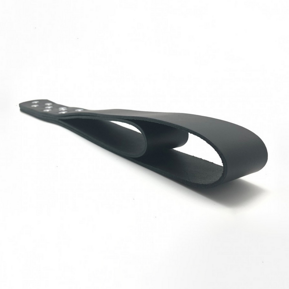Leren Dubbele Peddel - 44,5 cm - Zwart - Afbeelding 3