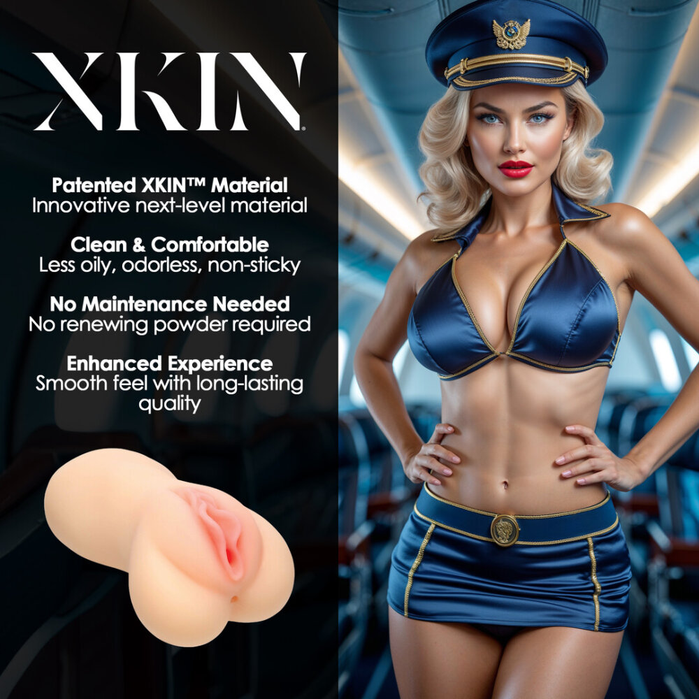 Career Girls - Onweerstaanbare Stewardess Lexi Cockpit - TPE Grote Masturbator - 335g - Vlees - Afbeelding 5