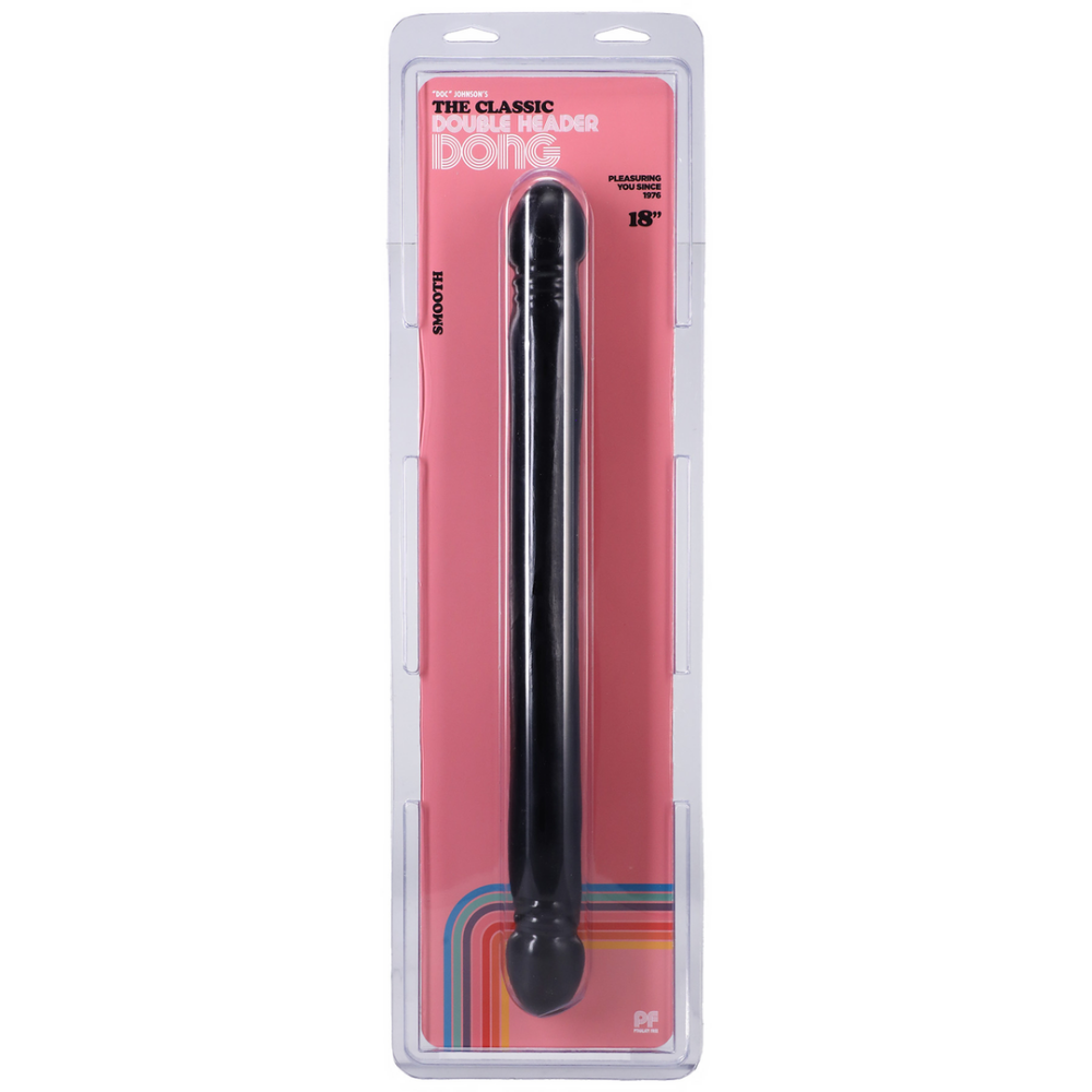 Gladige Dubbele Kop - Dildo met Dubbele Einden - 18 / 45 cm - Afbeelding 2