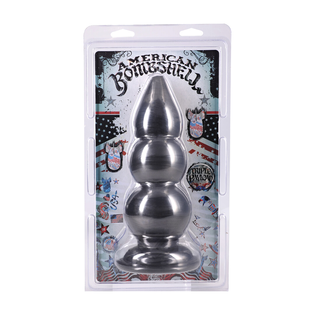 Triple Payload - Butt Plug - Gun Metal - Afbeelding 2