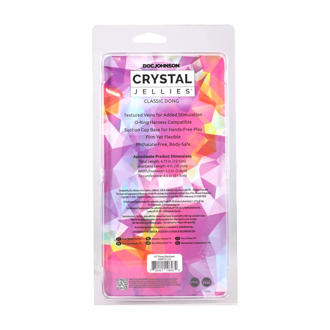Classic Dong - 4.5 / 12,1 cm - Rainbow - Afbeelding 3