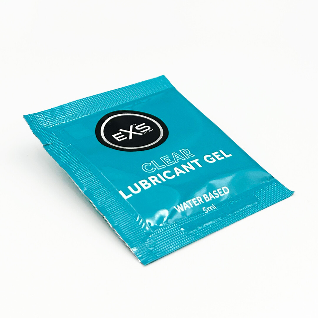 EXS Clear Lube - 5 ml Sachets - 100 Stuks - Afbeelding 2