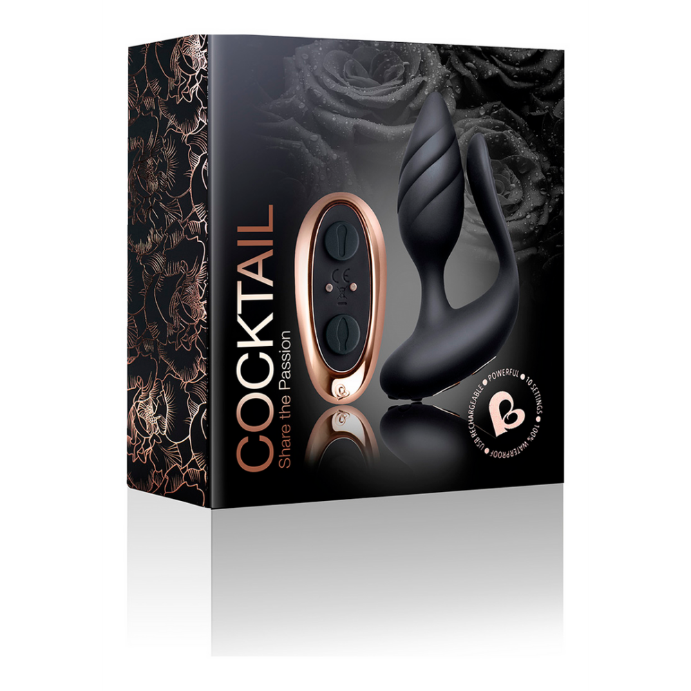 Cocktail Dual Motored - Butt Plug en Vibrator - Afbeelding 2