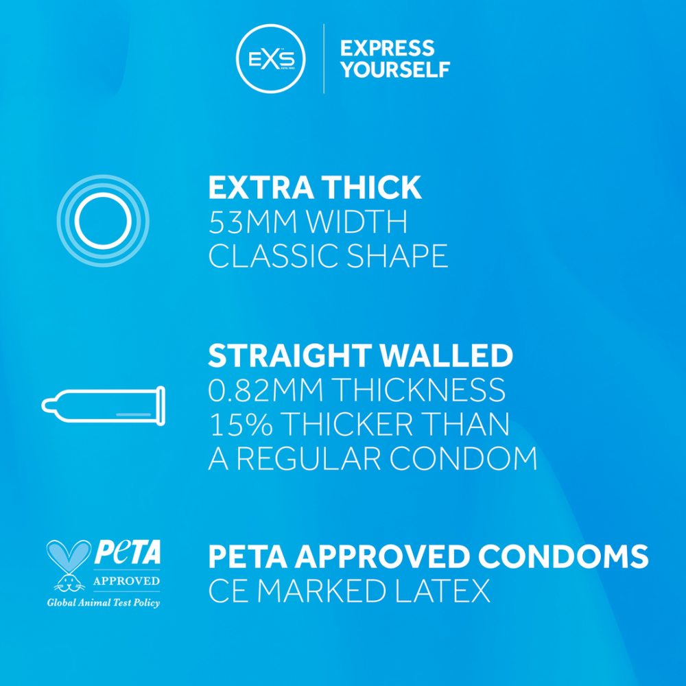 EXS Extra Thick - Condooms - 144 Stuks - Afbeelding 4