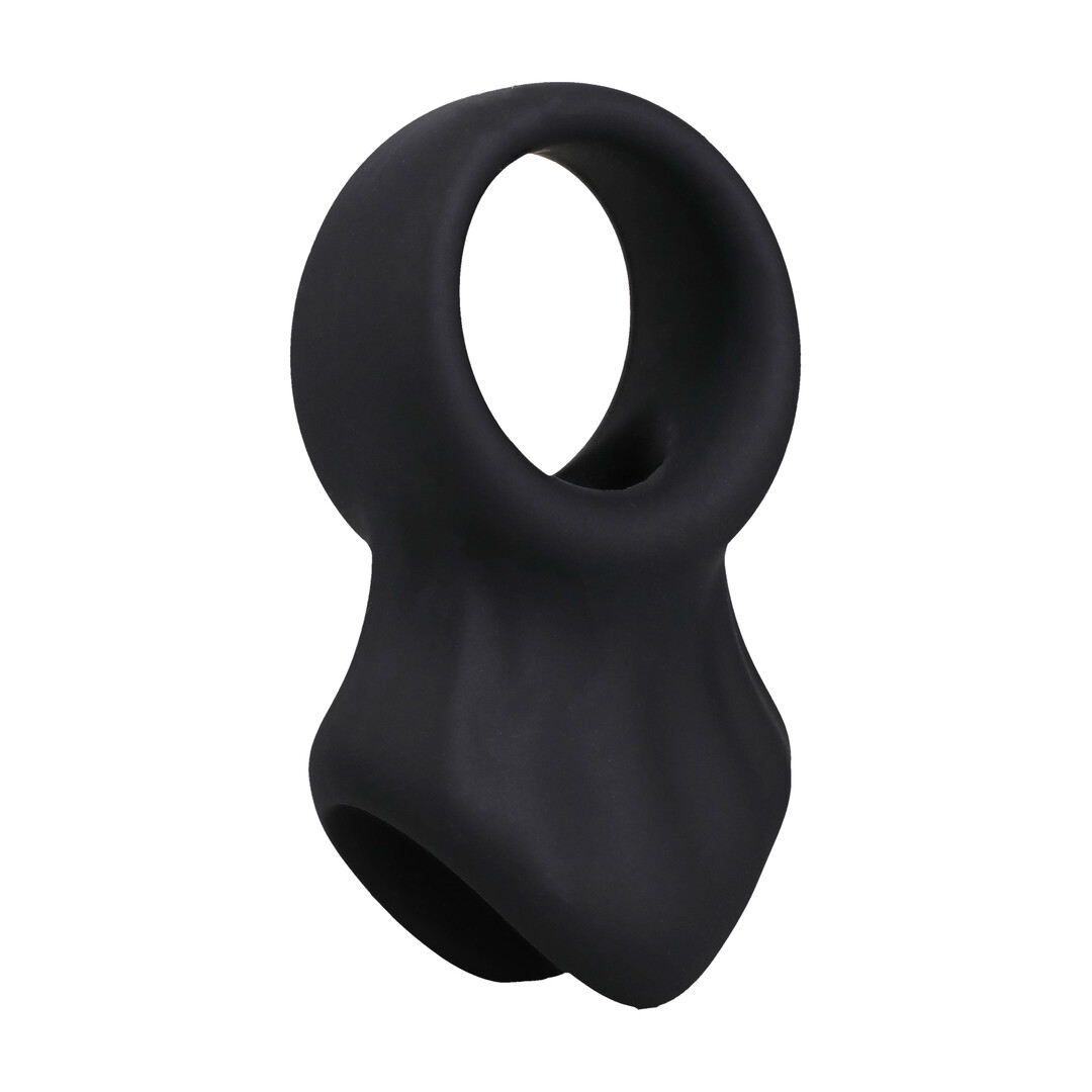 The Presenter - Silicone Cockring - Black