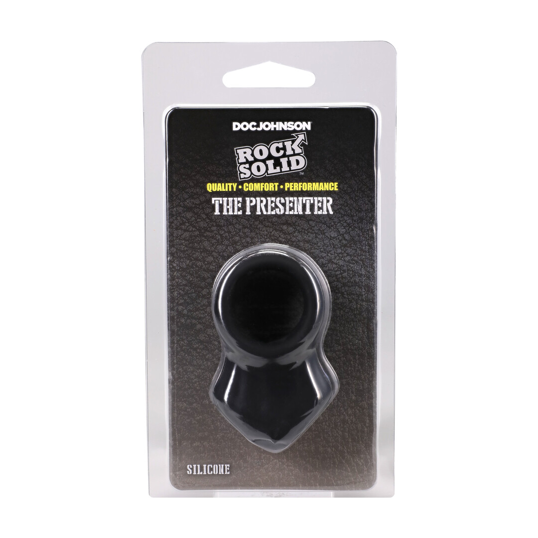 The Presenter - Silicone Cockring - Black - Afbeelding 2