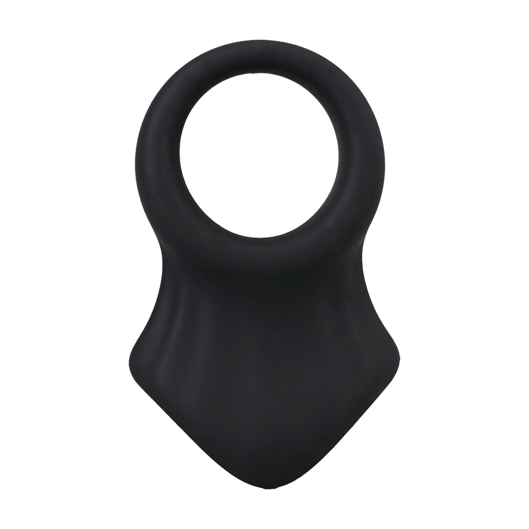 The Presenter - Silicone Cockring - Black - Afbeelding 4