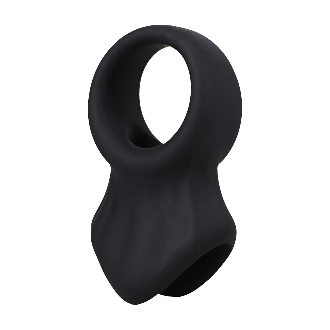 The Presenter - Silicone Cockring - Black - Afbeelding 5