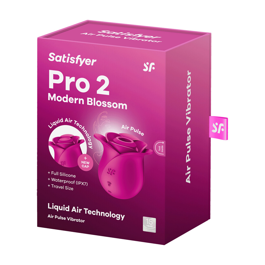 Pro 2 - Modern Blossom - Air Pulse Vibrator - Modern Pink - Afbeelding 2