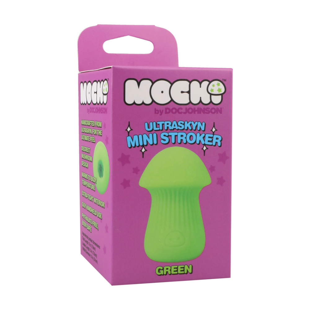 Paddenstoel Stroker - ULTRASKYN Mini Stroker - Groen - Afbeelding 2