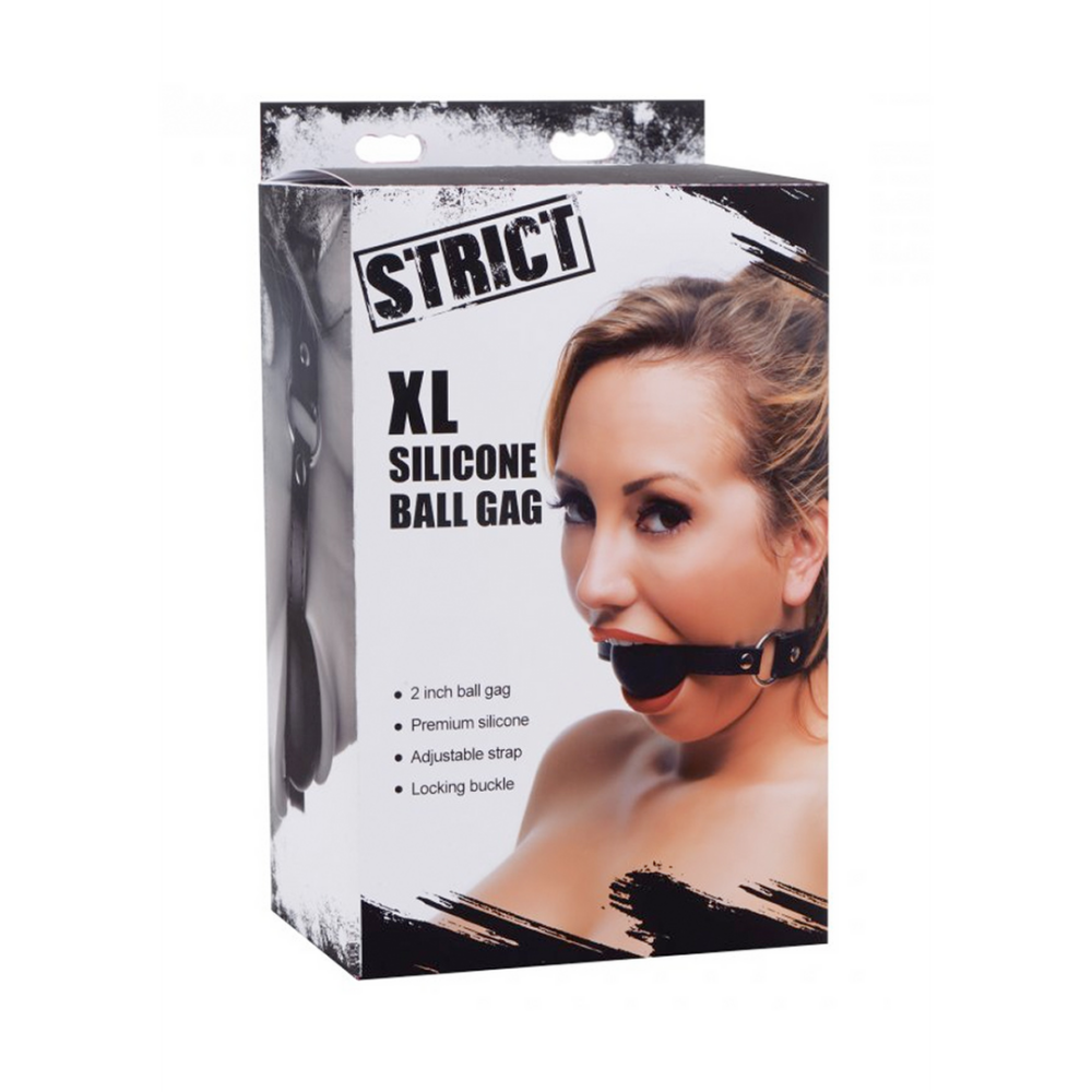 XL Siliconen Ballgag - Afbeelding 2