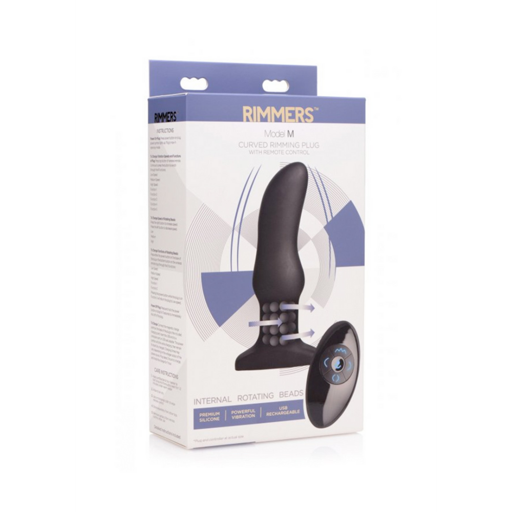 Model M - Gebogen Rimming Plug - Afbeelding 2