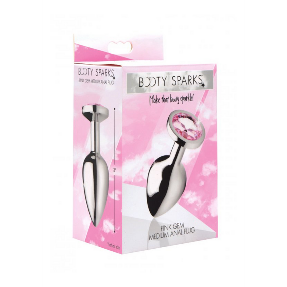 Roze Edelsteen - Butt Plug - Medium - Afbeelding 2