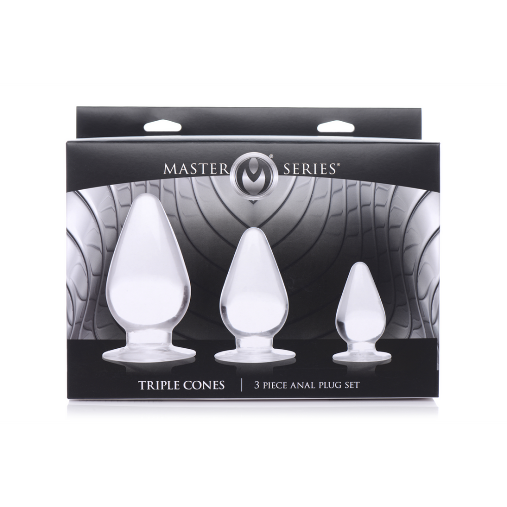 Triple Cones - Anale Plug Set - 3 Stukken - Afbeelding 2