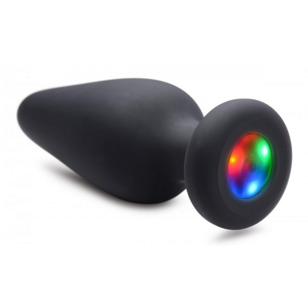 Lichtgevende - Siliconen Butt Plug - Medium