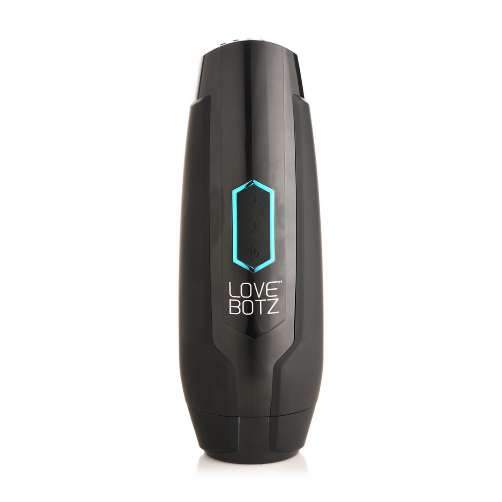De Milker Max - 14X Duwende en Vibrerende Masturbator - Zwart - Afbeelding 4