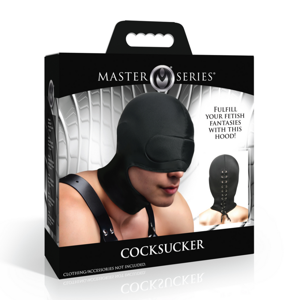 Cocksucker - Kap met Open Mond - Zwart - Afbeelding 2