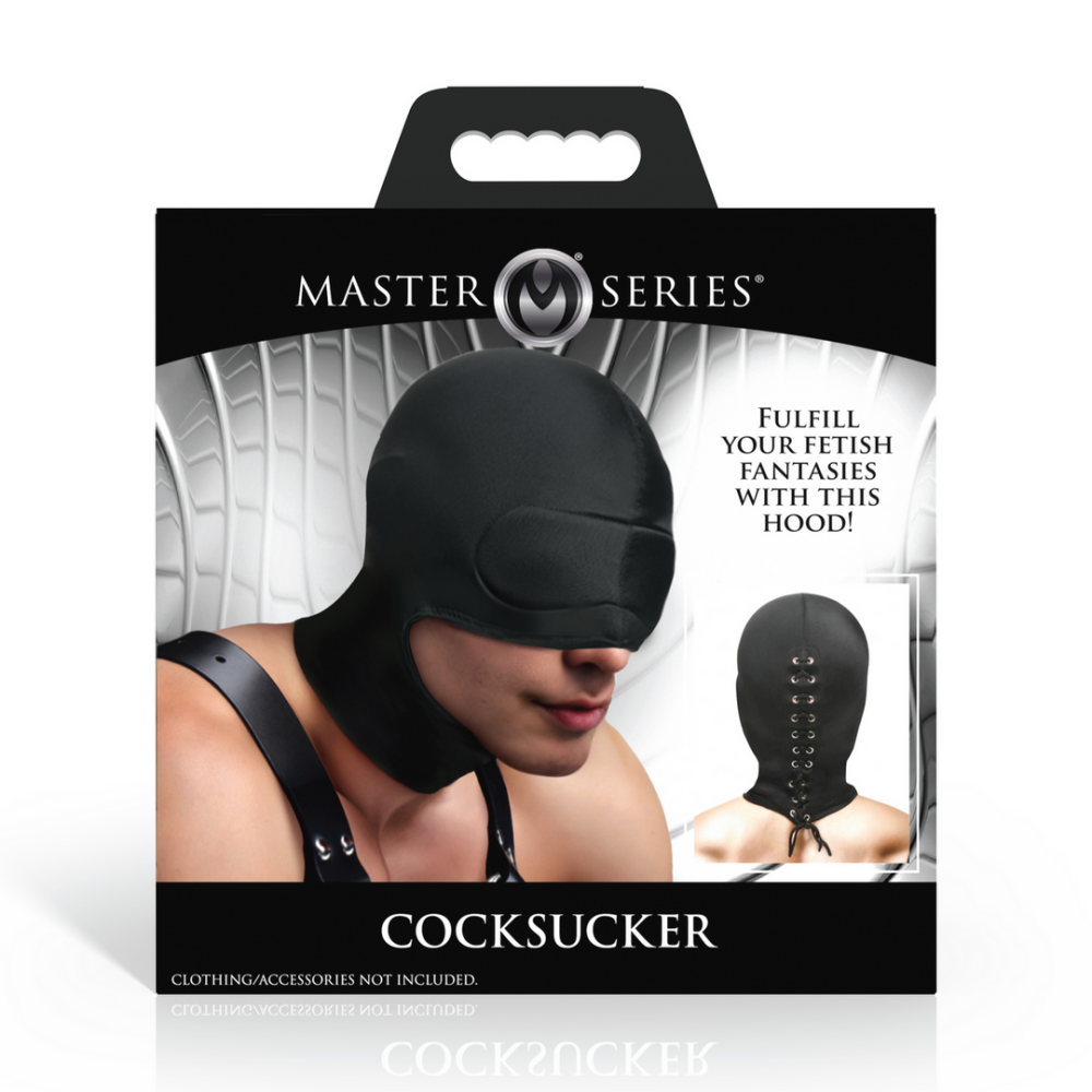 Cocksucker - Kap met Open Mond - Zwart - Afbeelding 3