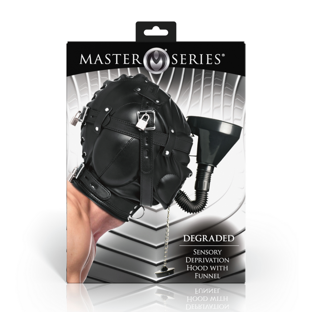 Degraded - Sensorische Deprivatie Kap met Trechter - Zwart - Afbeelding 3