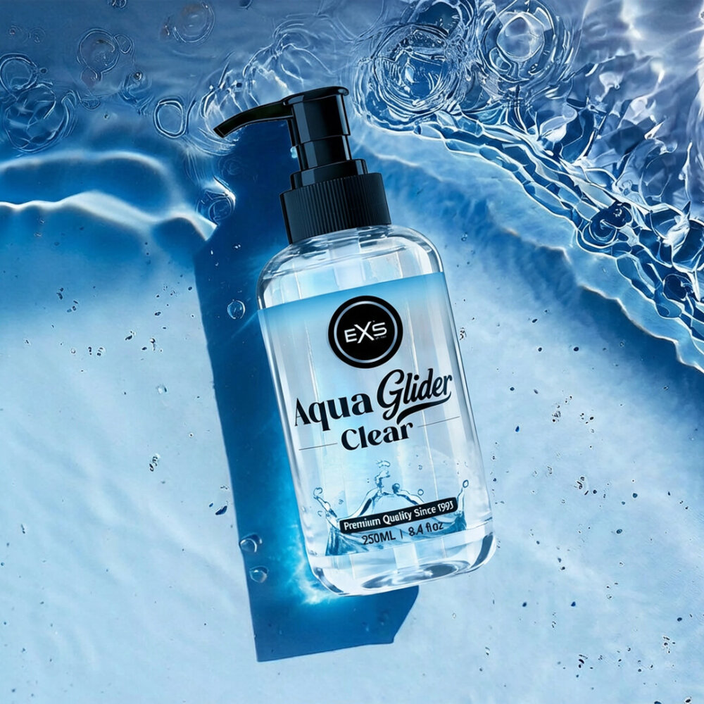 EXS AquaGlider Clear - Waterbasis Glijmiddel - 250 ml - Afbeelding 3