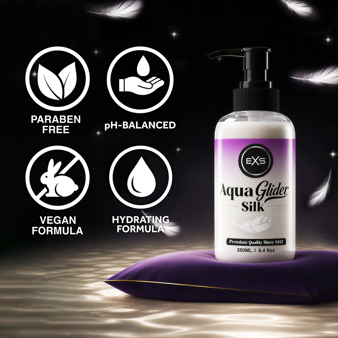 EXS AquaGlider Silk - Waterbasis Glijmiddel - 250 ml - Afbeelding 5