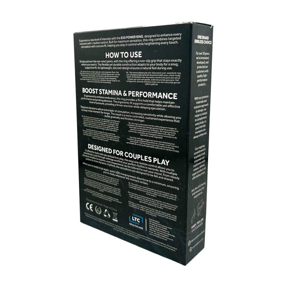 EXS AquaPulse - Poseidon - Vibrerende Prestatie Ring - Blauw - Afbeelding 3