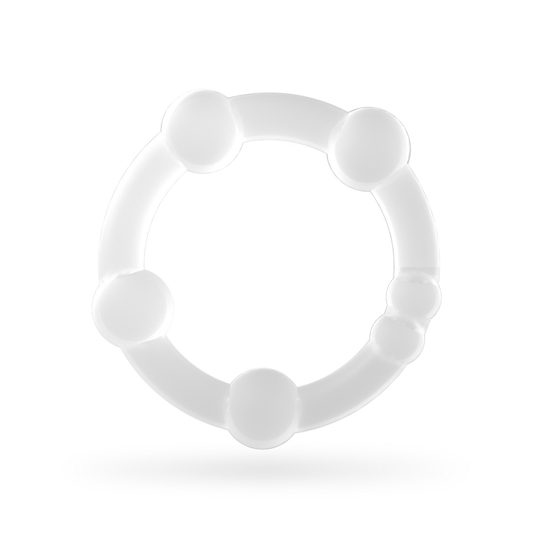 Triple Bead - Cockring Set - Doorzichtig - Afbeelding 4