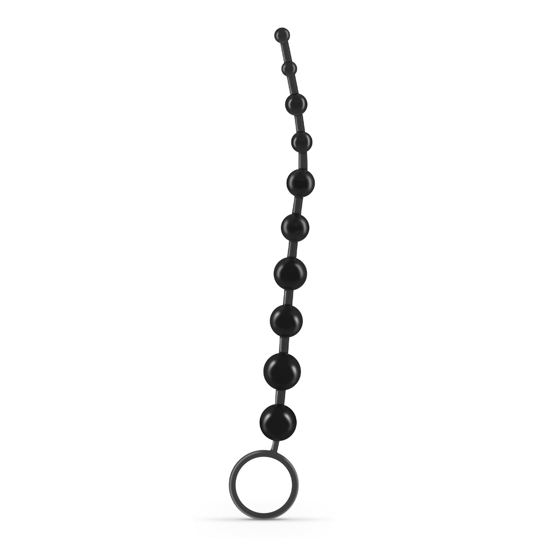 Basis Anale Kralen - 10 Kralen Ketting - Zwart