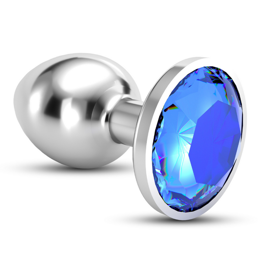 Bijou - Anale Sieraad Plug - Medium - Blauw - Afbeelding 5